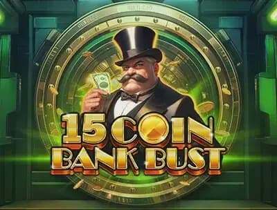 15 Coin Bank Bust