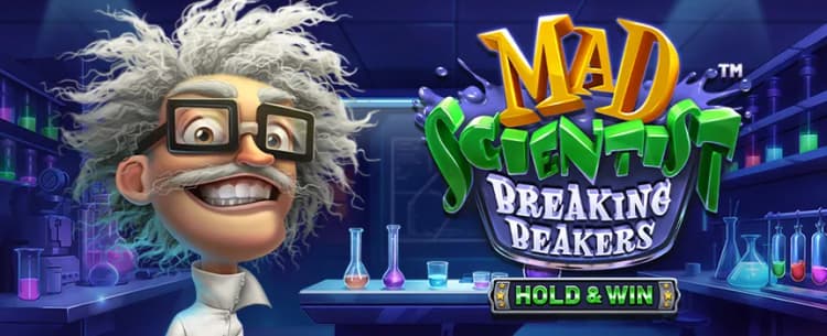 Mad Scientist Breaking Beakers